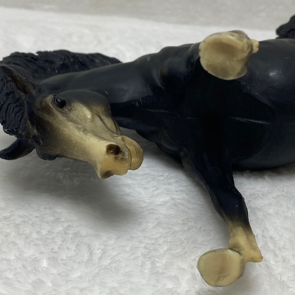 VTG Breyer Bucking‎ Bronco Model #190 Horse Black Stallion Cowboy Cowgirl Rodeo - Picture 12 of 14